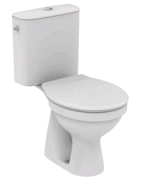 Моноблок със задно оттичане Vidima Улисе ЕС W835101 Бял