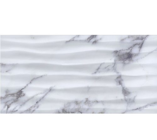 Фаянс 30/60 Статуарио Вълни Бяла 4940