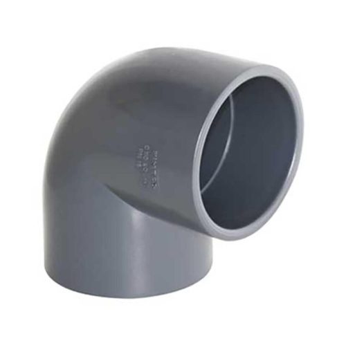 Коляно водопровод PVC ф 20 mm, 90° 36019