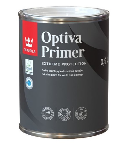 Грунд Бял Tikkurila Optiva Primer Изравняващ 0.9л C668910001