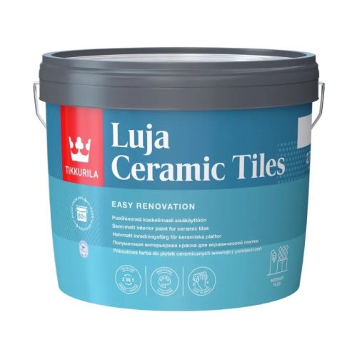 Полуматова боя за керамични плочки Tikkurila Luja Ceramic Tiles 0.9л