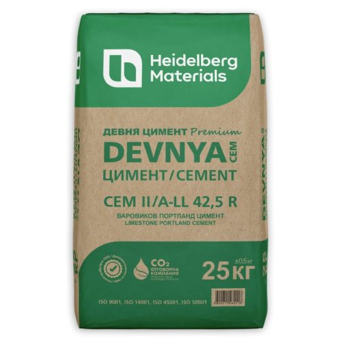 Цимент Портланд PREMIUM CEM II/A-LL42.5 R 25кг Девня