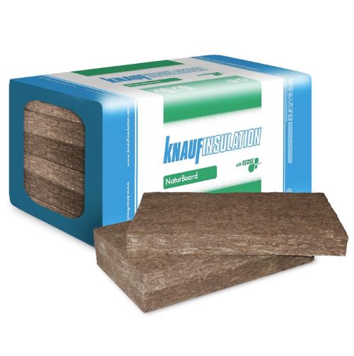Каменна вата Knauf Insulation за стени и покрив 3.6 м2/опак., 100x600x1000 мм, NaturBoard FIT/526243
