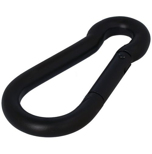 Карабина Suki, 8 х 80 мм, Черен, пружинен заключващ механизъм