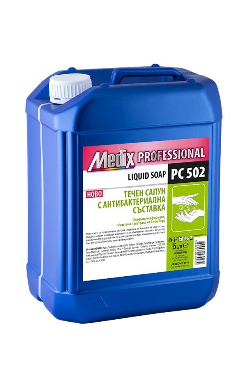 Течен сапун с антибактериална съставка Medix Professional Liquid Soap PC 502