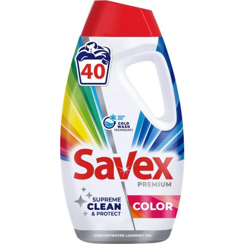 Течен препарат за пране, 40 пранета 1.8 л Savex Color