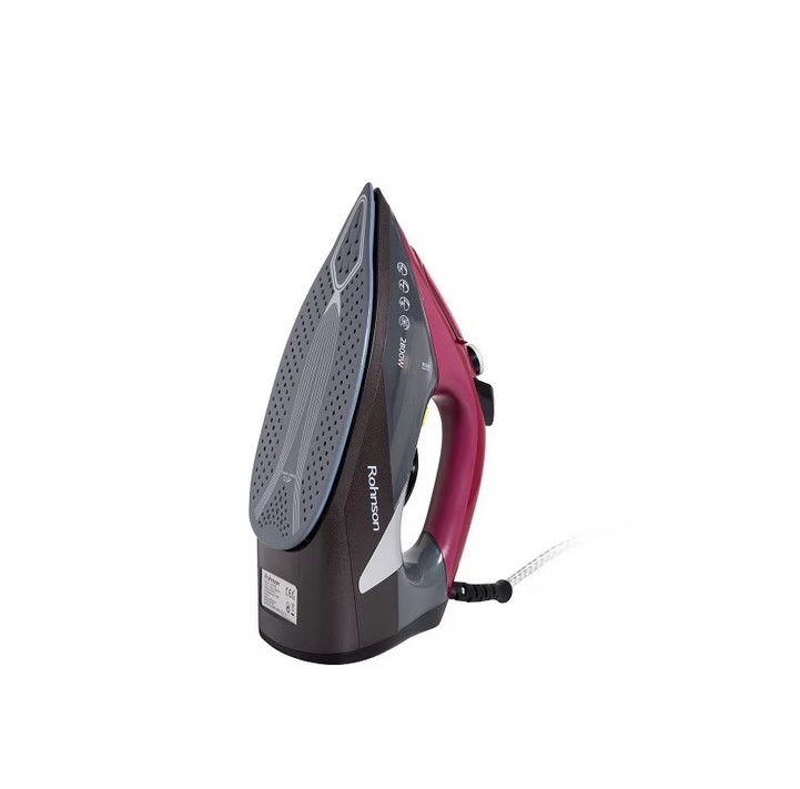 0000028264.jpg Парна ютия Rohnson R-387, 2800 W, Керамична плоча, Anti-calc, Anti-drip, Вертикално гладене, 360° въртящ се кабел