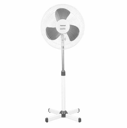 Вентилатор на стойка 16'' Perfect FM-3221, 40W, бяло-сиво