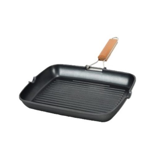 Грил тиган BRIO, сгъваема дръжка-35х25 см.