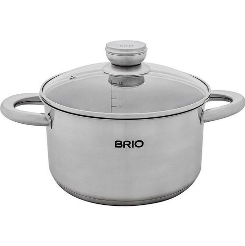 Тенджера, 22 см, 4.2 л Brio Metallica иноксова 106098