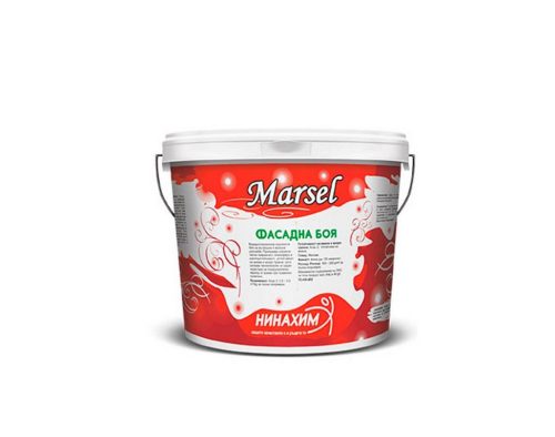 Фасадна боя бяла 15кг MARSEL