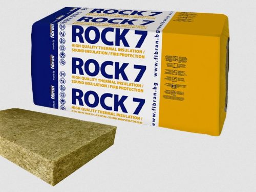 Топлоизолационна фасадна плоча от каменна вата ROCK CONTACTplus (ETICS), 50 мм (600×1200 мм), 100 kg/m³, 2.88 кв.м/пакет