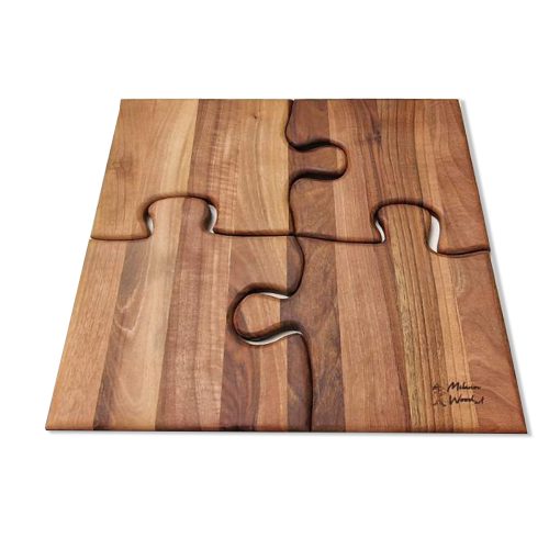 Комплект дъски за рязане и сервиране „Пъзел“