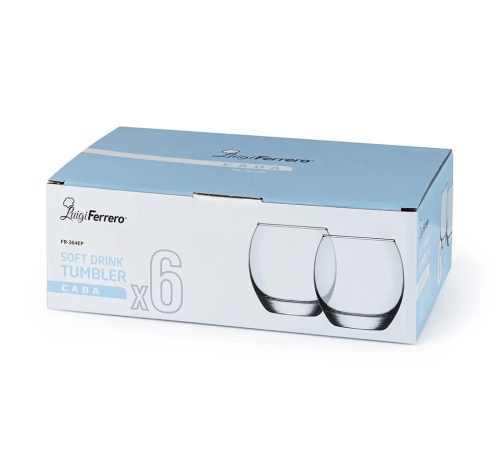Чаши за уиски Luigi Ferrero - Cada FR-364EP, 405 мл, 6 броя