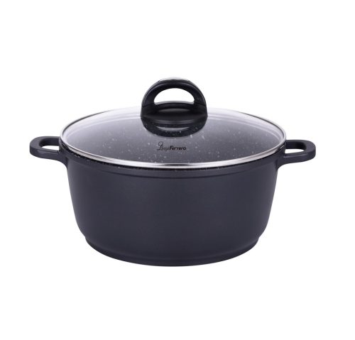 Тенджера Luigi Ferrero Hanna FR-205M 20x8.5cm, 2.3L, лят алуминий