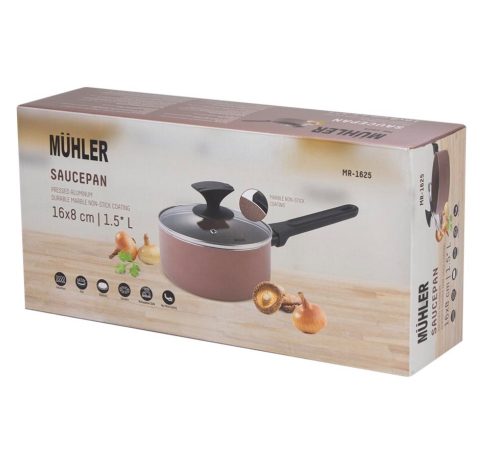 Касерола Muhler Kikka MR-1625 16x8cm, 1.5L