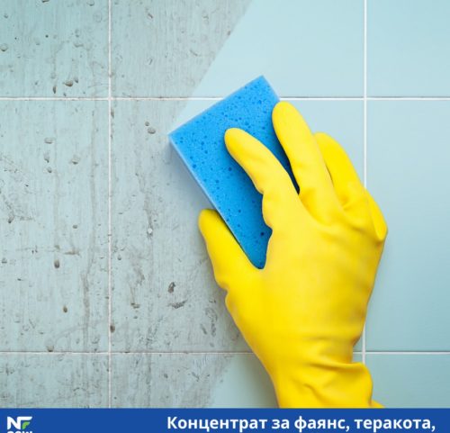 Концентрат за фаянс, теракота, мозайка, санитария, хром-никел и други киселиноустойчиви повърхности HMI® DANEX CERAMICA 1 кг.