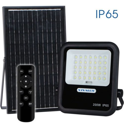 LED прожектор със соларен панел HECTOR SOLAR LED 200W