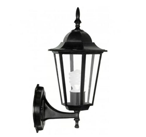 Градински фенер черен SP 40002 IP43 E27