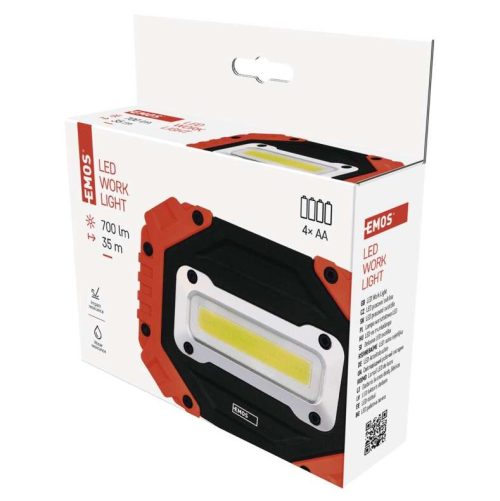 Прожектор COB LED Work Light, 700 Lm, 4× АА P4113