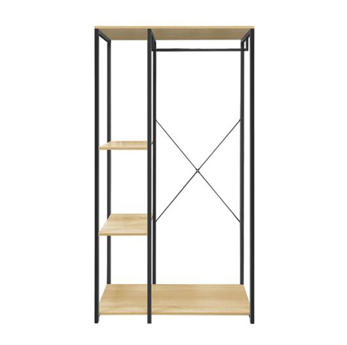 Поставка за дрехи със закачалка 167Х90Х40СМ ПДЧ и метал