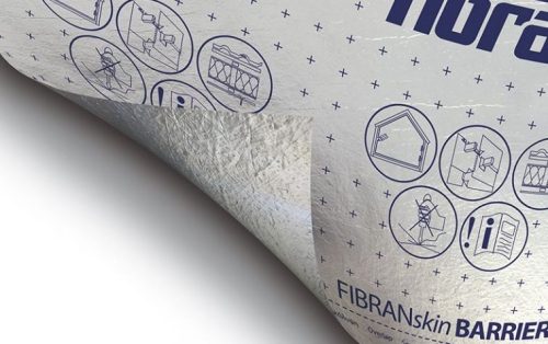 Паронепропусклива мембрана FIBRAN SKIN BARRIER 2400, 1.5×50 м (75.0 м²/руло), 122 g/m², код 003034