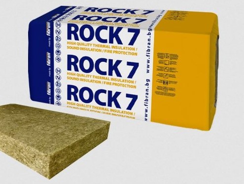 Топлоизолационна фасадна плоча от каменна вата ROCK CONTACTplus (ETICS), 120 мм (600×1200 мм), 100 kg/m³, 2.16 кв.м/пакет (3 бр.