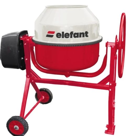Бетонобъркачка ELEFANT EB-230L, червена 230 л, 1200W, 29 об./мин.
