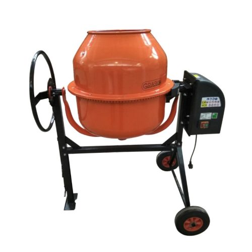 Бетонобъркачка GRASKO HCM700, 800 W, 200 литра, с метален зъбен венец