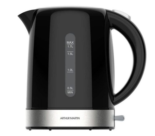 Електрическа кана Arthur Martin - KE02301B, 2200W, 1.7 l, черна