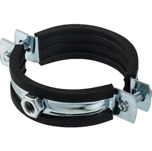 Крепежна скоба с гайка - 0329455 - Размер (mm): 60-64; Размер (inch): 2"; Свързващи болтове: M6 x 25; Гайка: M8