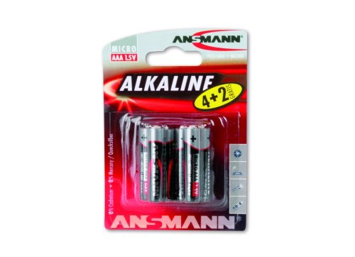 Алкална батерия ААА, 1.5 V – 4+2 - 6 бр в блистер