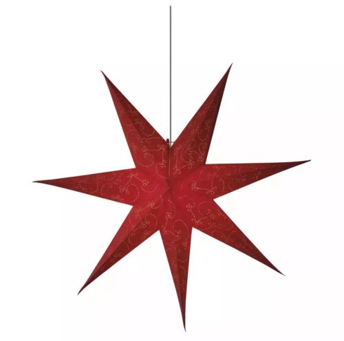 Коледна Звезда Zy2249 75см Червена
