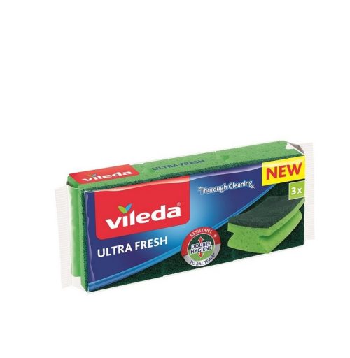 Антибактериална кухненска гъба , 3бр Vileda Ultra Fresh