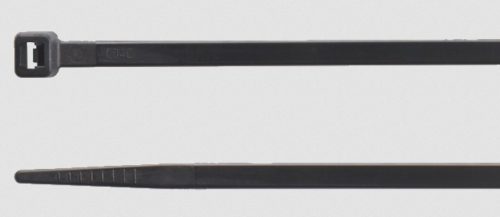 КАБЕЛНА В  Кабелна връзка черна 370х4.8мм, UV стабилизирана /100 бр./ BM Italy, BMN3748