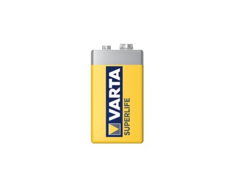 Батерия 9V 6F22, цинкова – 1 бр., Varta Superlife