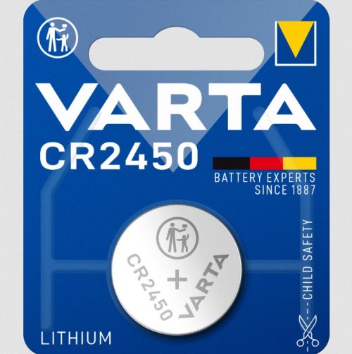 Литиева батерия CR2450, 3V – 1 бр., Varta (Electronics Lithium