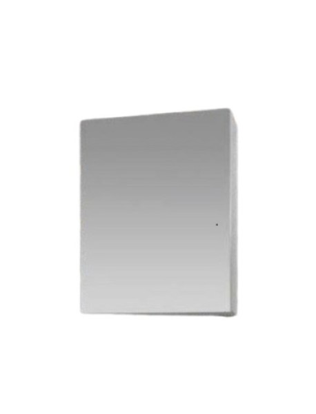 Мебел за баня Makena Polo – горен шкаф с огледало, бял, 45×14×55 см