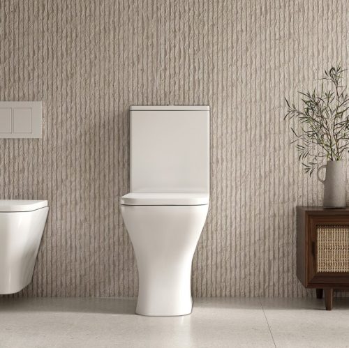 Моноблок TORNADO 6179P, задно оттичане, двоен бутон 3/6 L, със soft close седалка