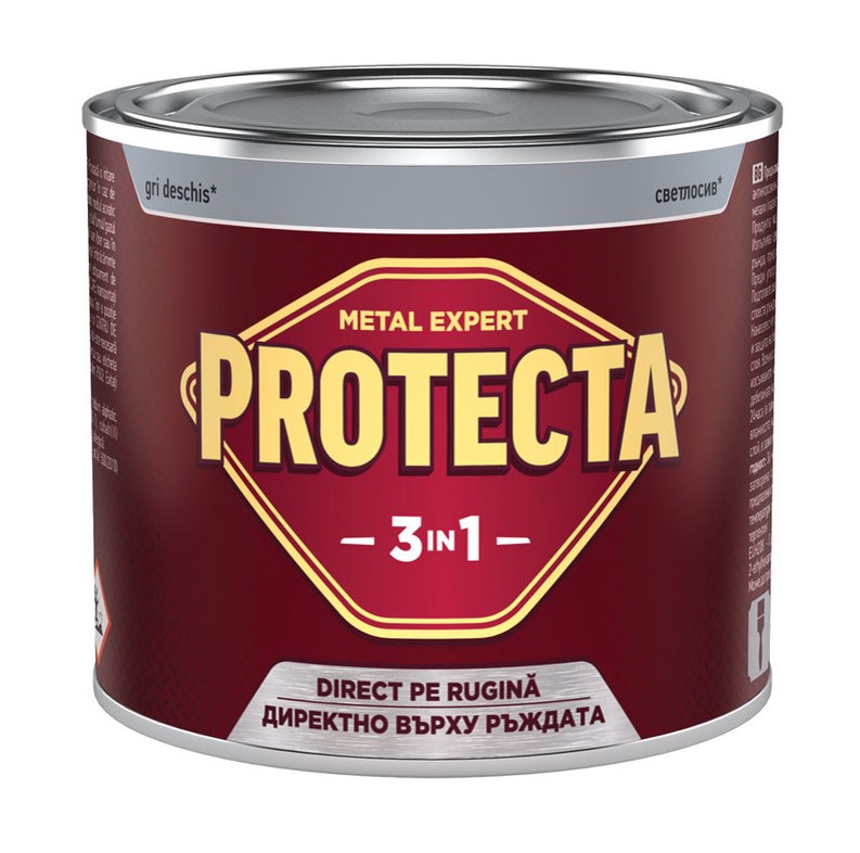 0000031994.jpg 3 В 1 Емайллак 500 Ml Светло Сив Цвят Protecta