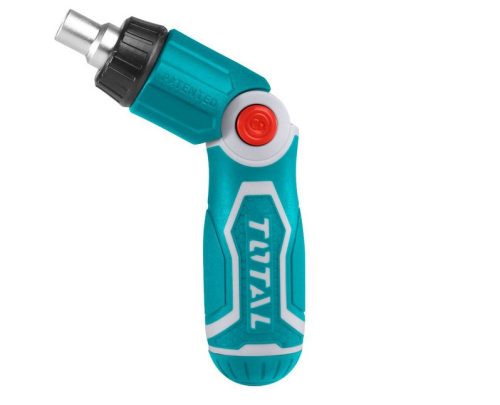 Комплект отвертка с тресчотка, чупещо рамо, TOTAL, 13 части