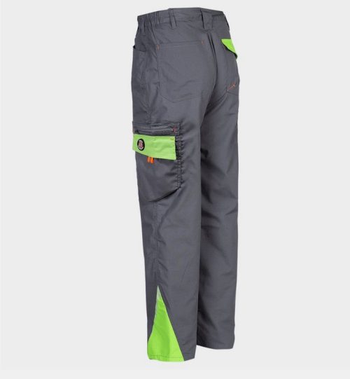 Работен панталон PRISMA LIGHT STRETCH GREY/GREEN 02002345, Различни размери