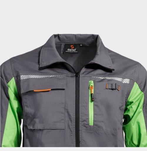 Работно яке PRISMA LIGHT STRETCH GREY/GREEN 02002344
