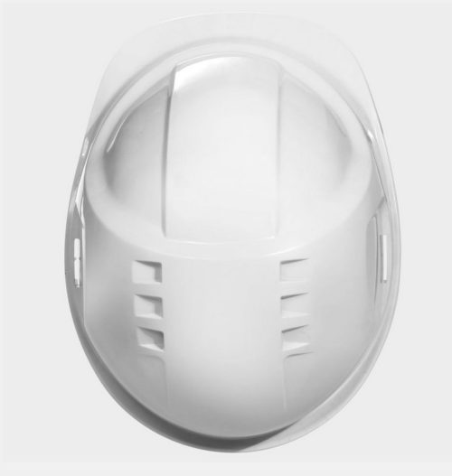 Вентилирана защитна каска с подбрадник ABS 52-63 см 360 г STENSO Бяла 50319001