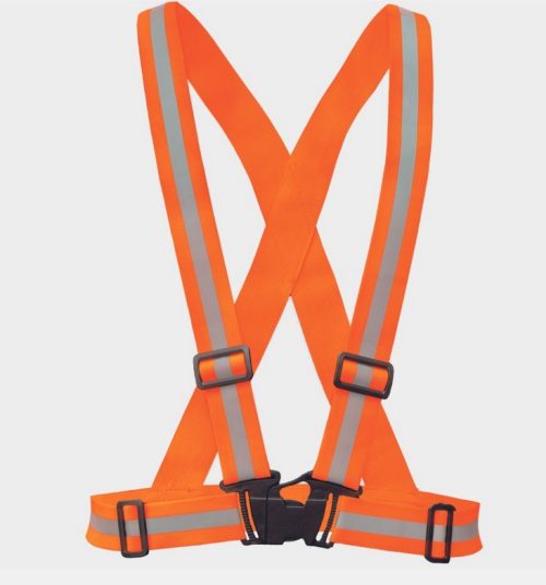 Светлоотразителен колан тип сбруя REFROX HV ORANGE 04100295