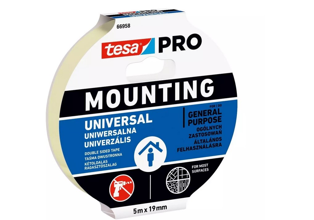 0000032363.jpg Монтажна лента Tesa PRO за огледала бяла 19 mm x 5 m 66952-00007-00