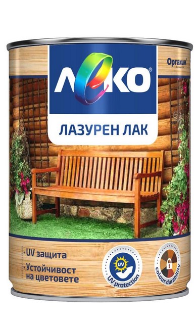 Лазурен лак Оргахим Леко палисандър 0.650мл.