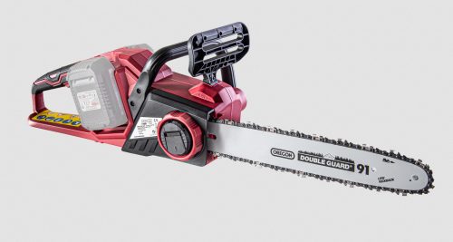 Акумулаторна безчеткова резачка за дърва Raider RDP-SBCS20, R20, 40 V, 2x4 Ah, 400 мм, с батерии и зарядно