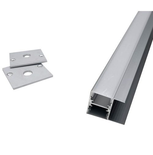 Алуминиев двустранен капак (профил), мат, 3 м, модел NEW