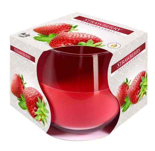 Ароматизирана свещ в чаша, ø8 x 7 cm - ягода SN71-73